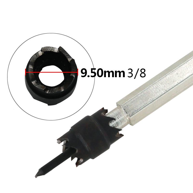 

1PC 3/8" & 5/16" Hex Shank Double Sided Rotary Spot Weld Cutter Remover Sheetmetal Drill Bit Sawtoot Point Drill HSS