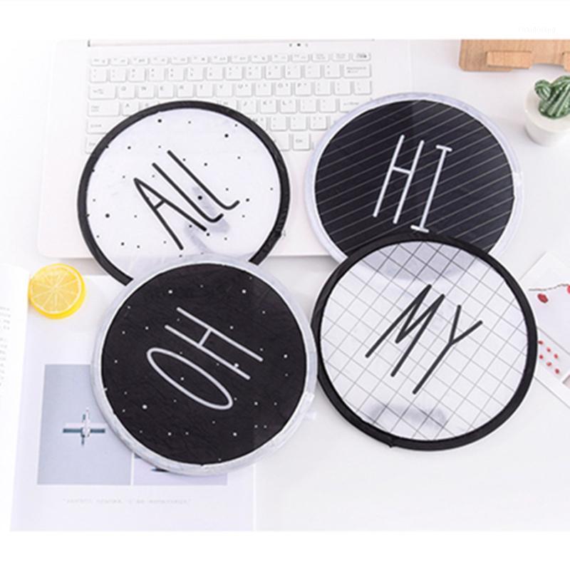 

Free shipping (4pcs/lot)Nylon Portable Folding Fan With Letters Fan cool summer hand fan/Flying disk Party Gift1