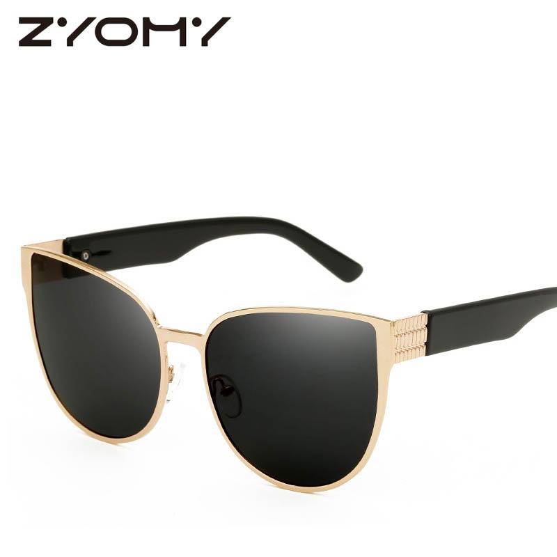 

Q Women Polarized Retro Goggle Vintage Men Sunglasses Cat Eye Sunglass Brand Designer 2021 Metal Frame