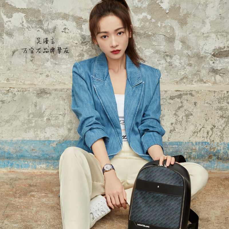 

2021 New Autumn Style Low-cut v Long Casual Temperament Pocket Denim High-quality Female All-match Garment Jacket 7qwb, Blue