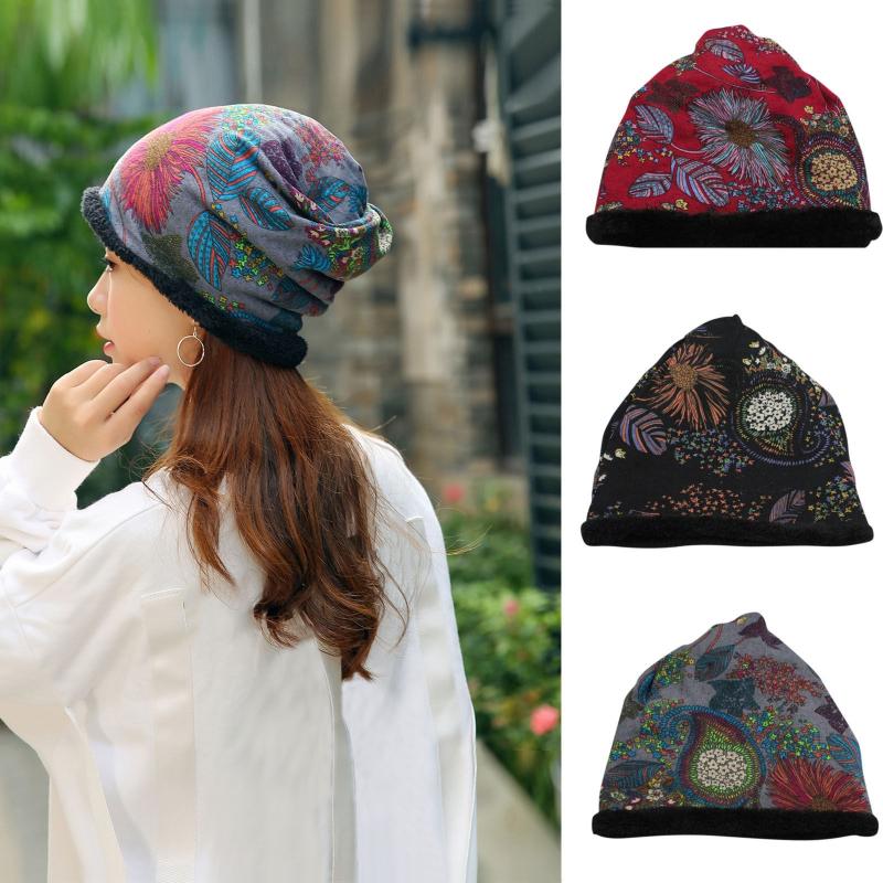 

Women Casual Stitching Windproof Outdoor Warm Protection Plush Hat New Winter Hat For Women High Quality Sombrero