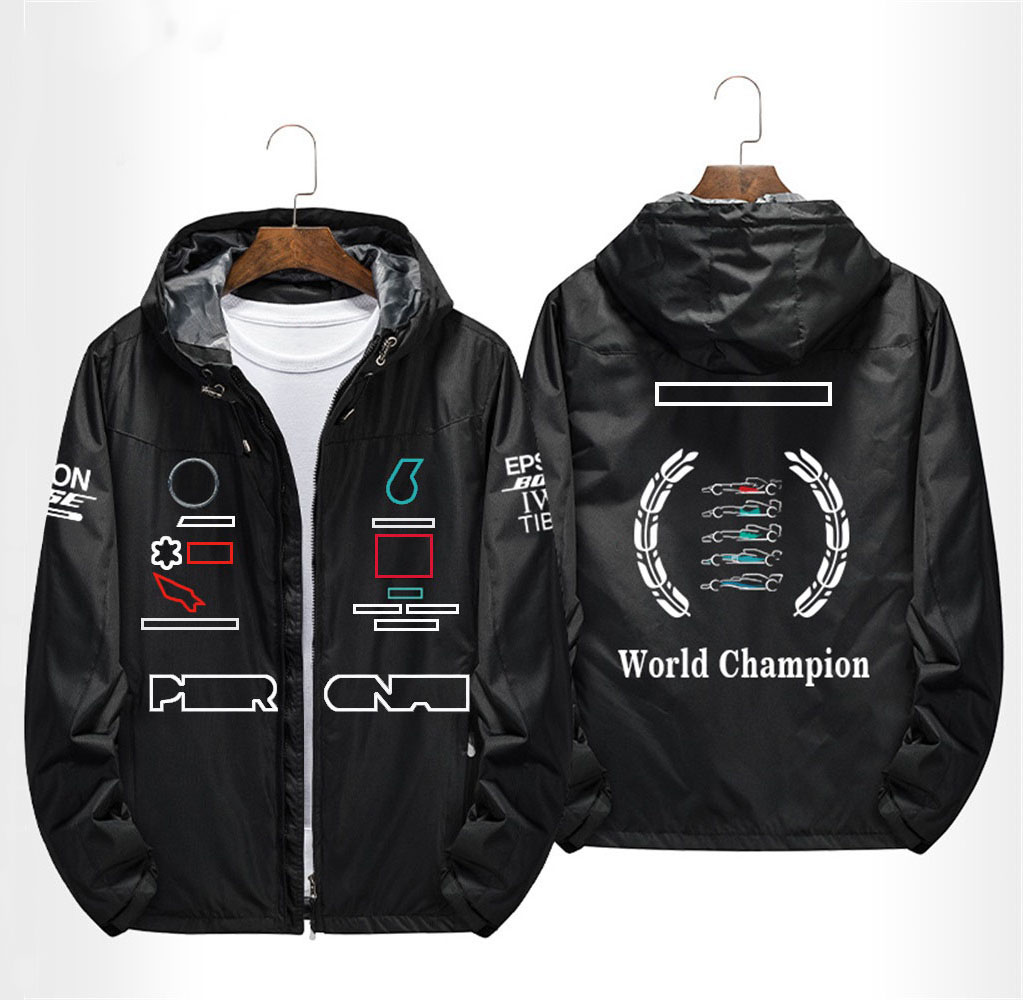 

2022 new F1 formula one jacket, car fan racing suit, men's and women's team zipper jacket