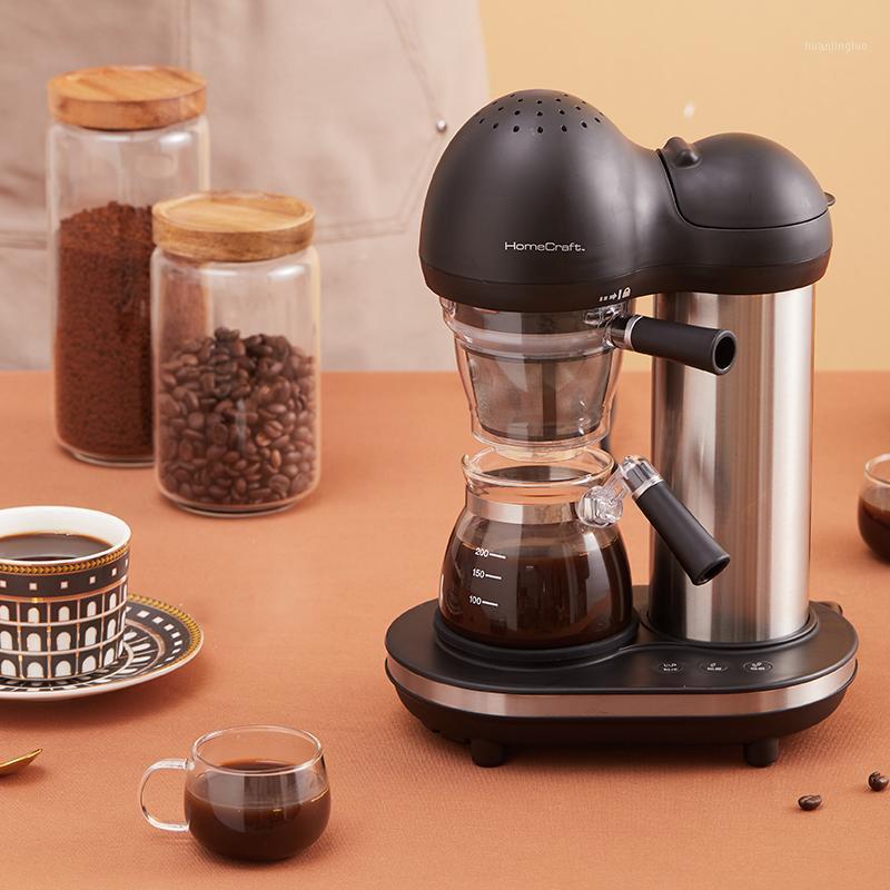 

American automatic coffee maker home small grinding integrated office freshly ground coffee pot1