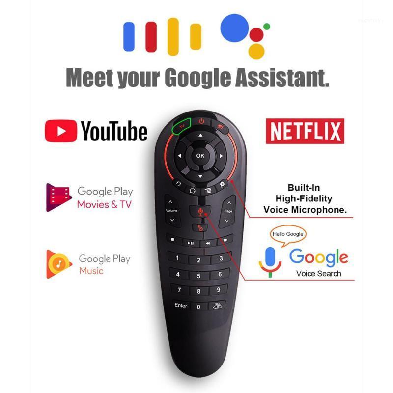 

Remote Control 2.4G Wireless Voice Air Mouse 33 Keys IR Learning Gyro Sensing Smart Remote For Game Android TV Box R201