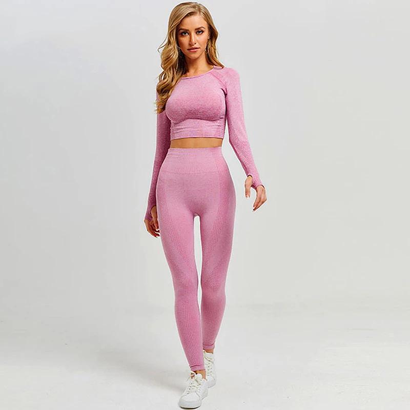 

Yoga set For Women Sportwear Workout Clothes Outfit Woman Suit For Fitness Gym Sport Set Women' Vital Seamless Tracksuit, Blue-gray dress pant