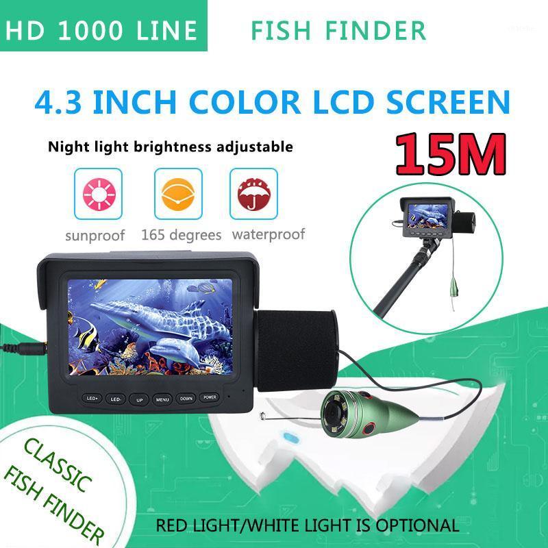 

4.3 inch Monitor 1200TVL Fish Finder Underwater Fishing Camera 6PCS 6W IR LED Night Vision Camera For Fishing 15M/30M1