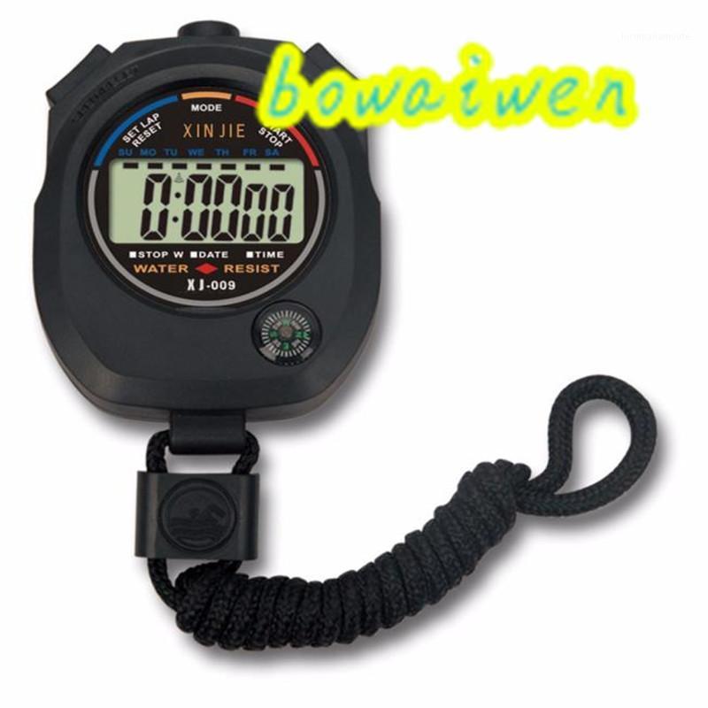 

Wholesale-bowaiwen #0057 Waterproof Digital LCD Stopwatch Chronograph Timer Counter Sports Alarm1, As pic