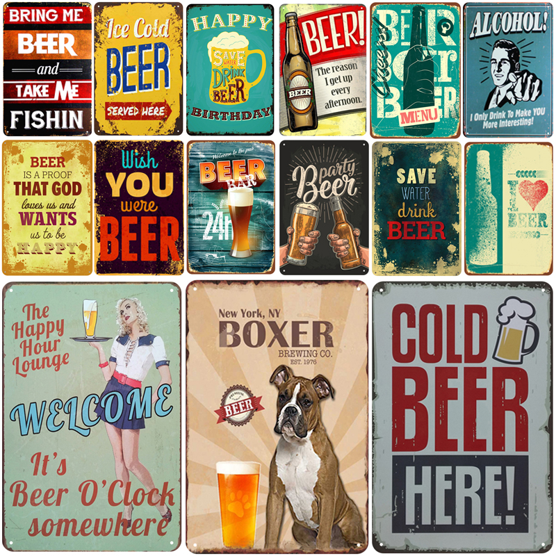 

2021 Ice Beer Plaque Metal Vintage Tin Sign Pin Up Shabby Chic Decor Metal Signs Vintage Bar Decoration Metal Poster Pub Home Craft Decor