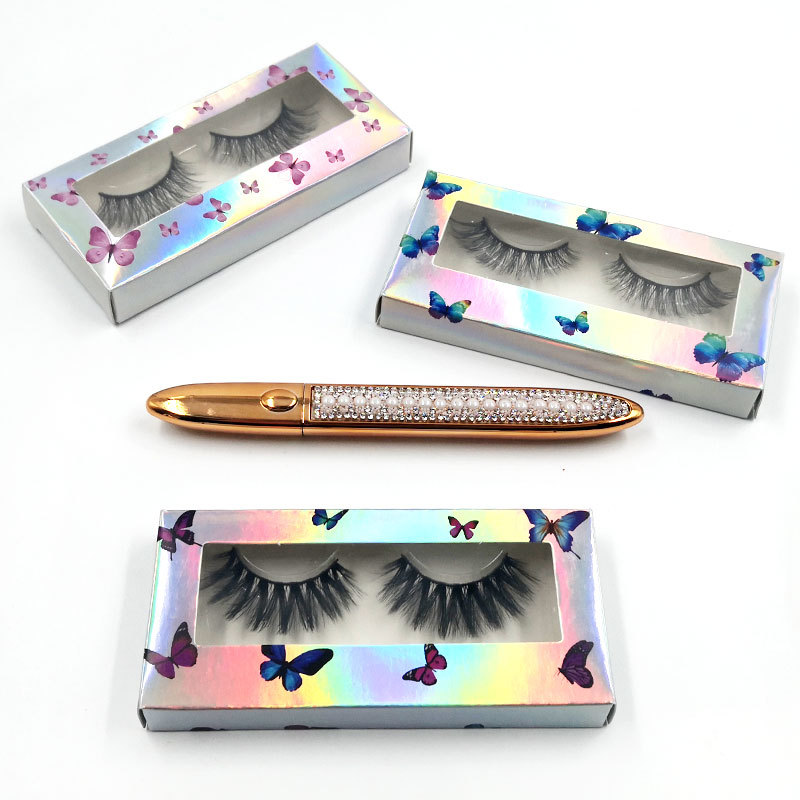 

New Eyelashes With Pen Pencil Magic Self-adhesive Liquid Eyeliner Glue for Makeup Eyelashes Tool Magnet-free Glue-free Long Lasting Lashes