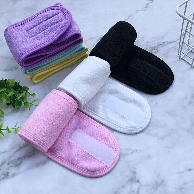 

1PC Women Adjustable Hairband Makeup Toweling Hair Wrap Head Band Stretch Salon SPA Facial Headband Hair Accessories Shower Cap