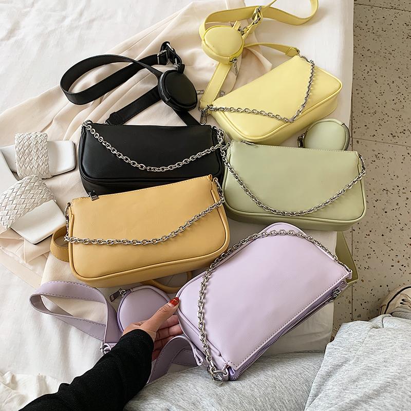 

Women Crossbody Bag Luxury Set Shoulder Bags For Women Casual Leather Messenger Bag Leather purses and handbags Female Bolsa, Coffee