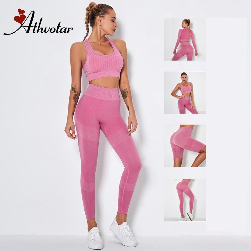 

ATHVOTAR Gym Seamless Yoga Set Workout Set Women Clothing Fitness Tracksuit High Waist Leggings Shorts Sport Sets, Ink blue shorts