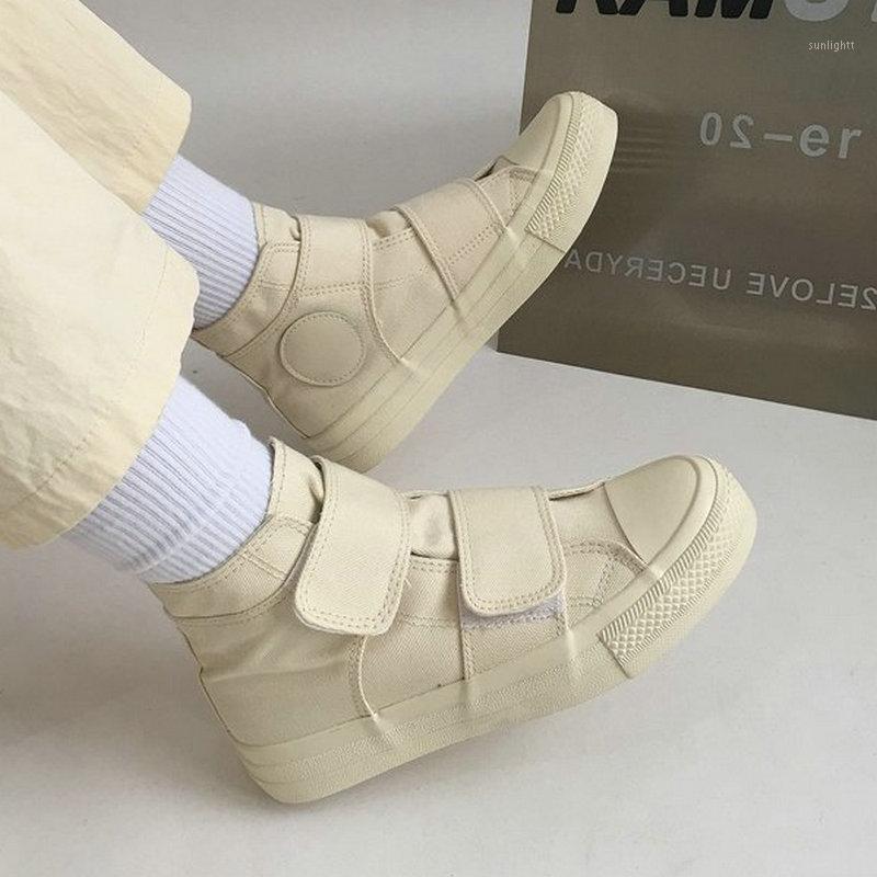 

Size 35-40 2020 New Soft Women's Ankle Boots Autumn Solid Flock Hook&Loop Shoes Woman Flat Heels Ladies Casual Platform Boot1, Black