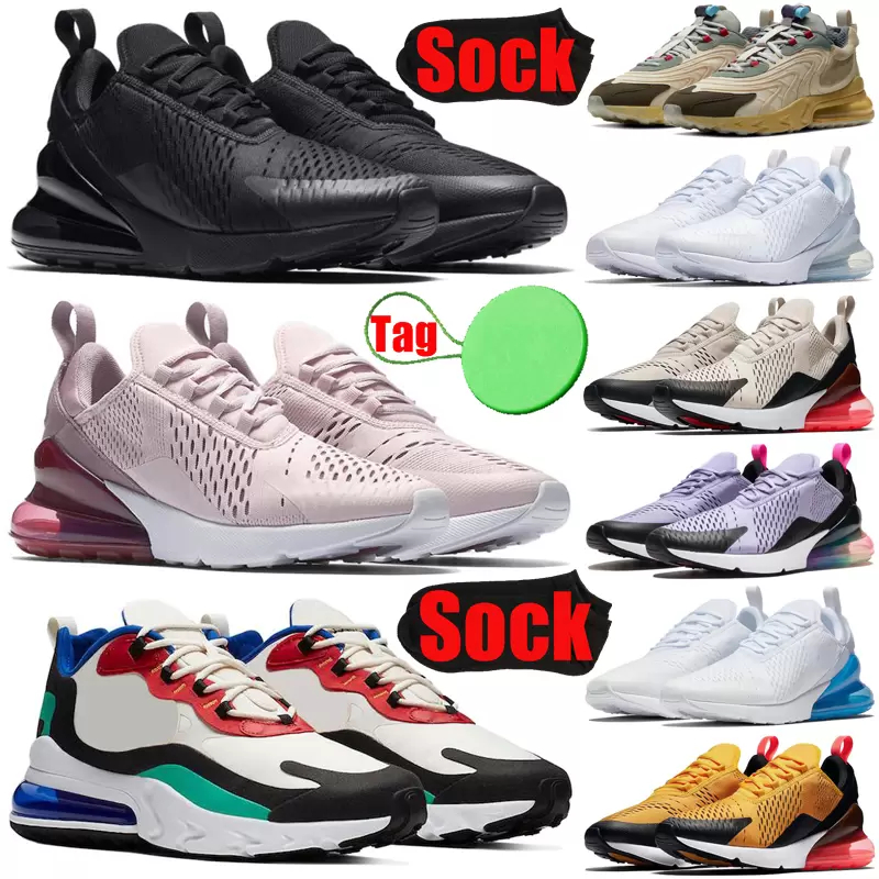 

270 react ENG 270s reacts mens running shoes bauhuas Right Violet athletic womens men women trainers sports sneakers size 36-45, Box