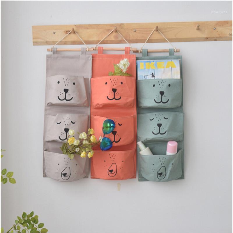 

Wall Hanging Storage Bags Organizer Linen Closet Children Room Organizer Pouch For Toys Books Cosmetic Sundries1
