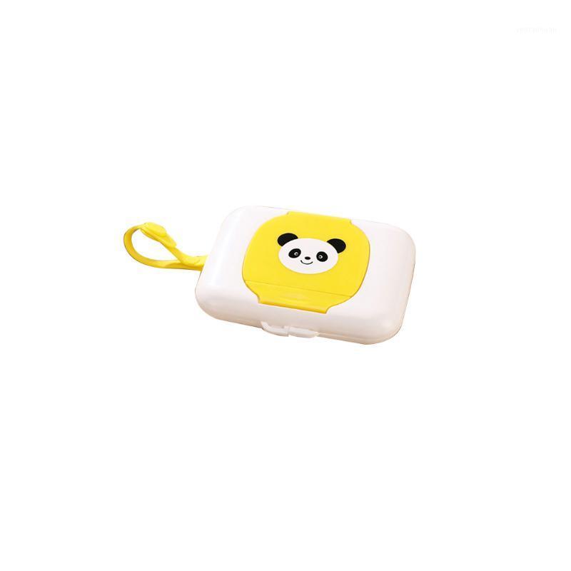 

Reusable Portable Press Type Practical Wet Wipe Box Outdoor With Belt Panda Print Hanging Durable Stroller Baby Travel1