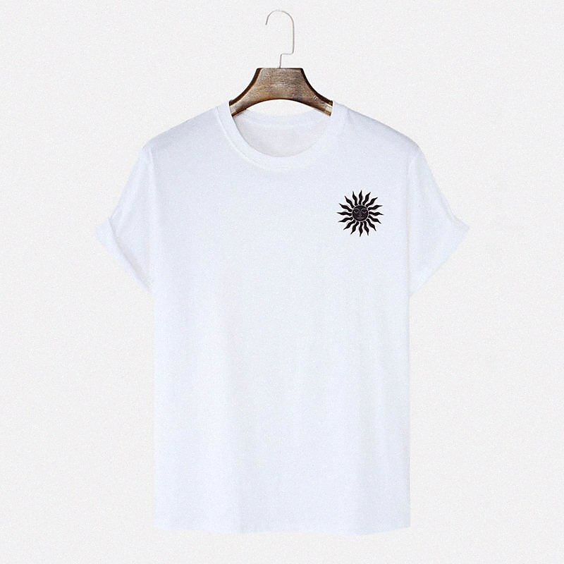 T-shirt unisexe pour hommes Étampage chaud Estamping graphique Imprimés Sun Plus Taille Taille Ronde Col Vacances quotidiennes Imprimé à manches