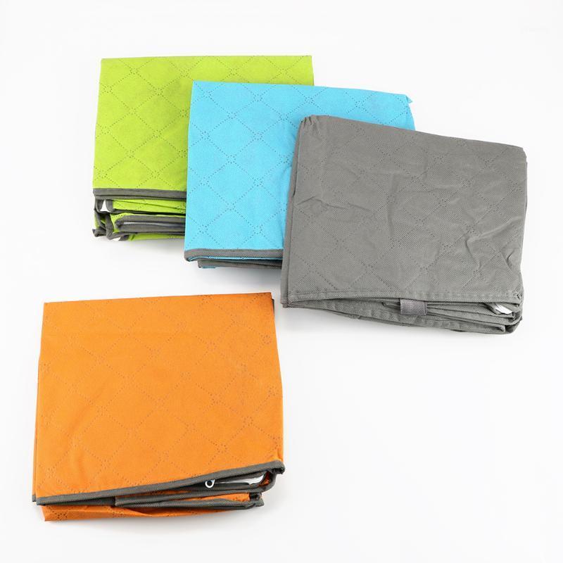 

Sheets Quilt Clothing Storage Bag Foldable Underbed Pouch Box Case Wardrobe Closet Organizer Partial Transparent Multifunction1