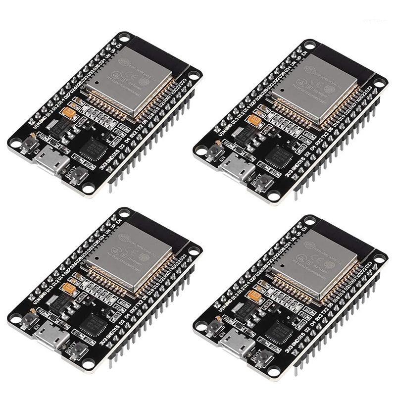 

Fans & Coolings 4PCS ESP32 Development Board ESP-32S Microcontroller Processor Integrated Chip CP2102 WiFi NodeMCU-32S ESP-WROOM-321