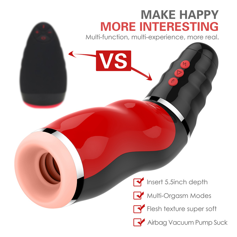 Real Oral Sucking Male Masturbator Deep Throat Heating Multi Vibration Voice Interaction 10 Modes 5 in 1 Sex Toys for Adults Men LJ201215