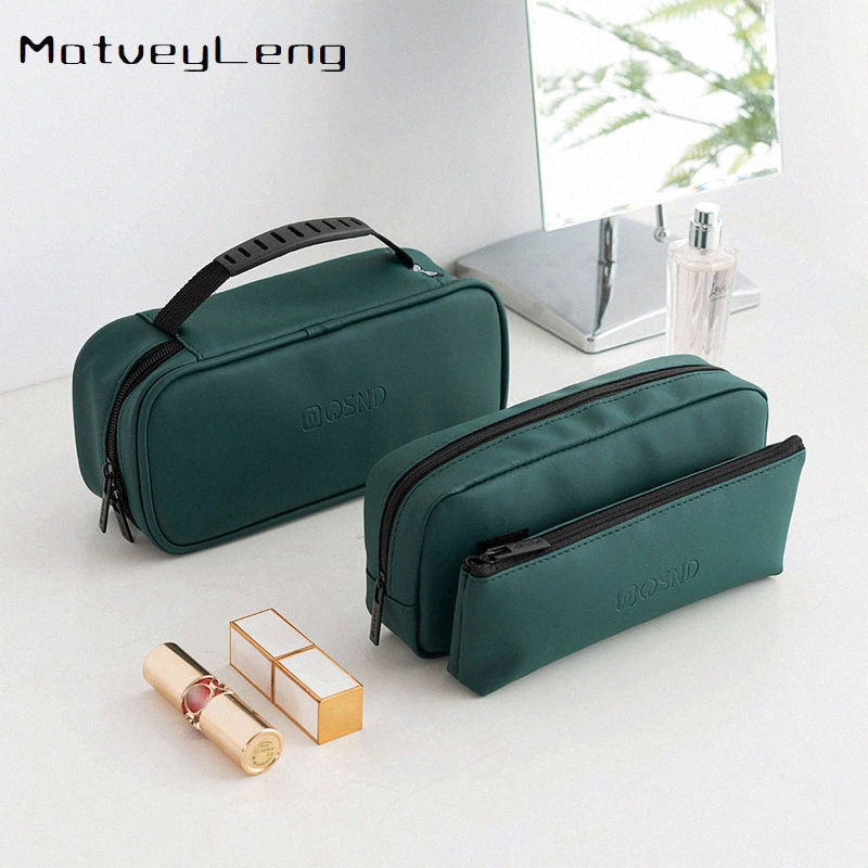 

the new portable multi-layer cosmetic bag small square bag multi-function travel toiletries storage cosmetic jewelry bag