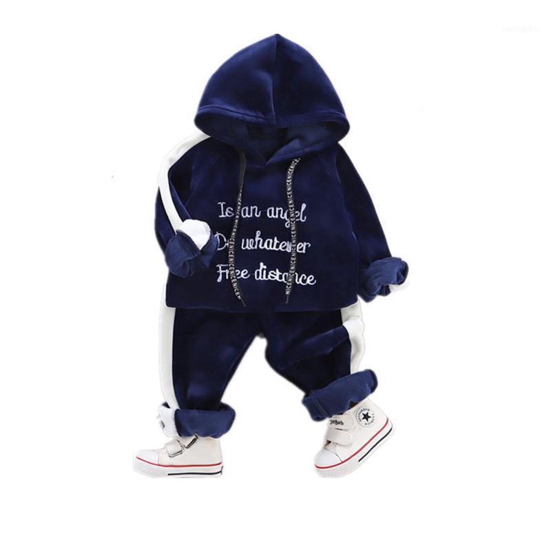 

Autumn Winter Children Fashion Clothes Baby Boys Girls Letter Hoodie Pants 2pcs Kids Toddler Casual Clothing Infant Sportswear1, Red
