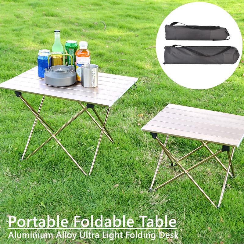 

1pcs Portable Camping Folding Table Outdoor Hiking Picnic Ultra-light Aluminum Alloy Desk