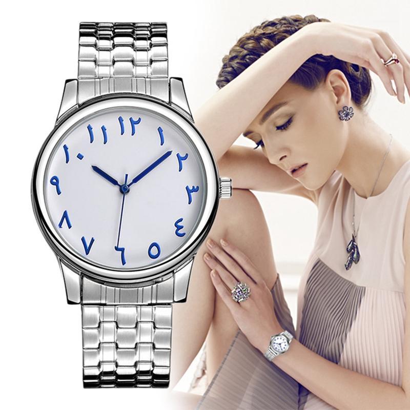 

BAOSAILI Full Stainless Steel Arab Numbers Women Bracelet Watch Small Dial Watches For Women Clock Elastic Quartz Wristwatch1, B 8202 1