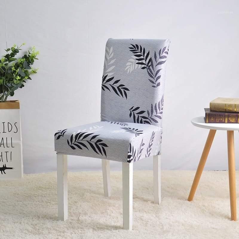 

Dining Chair Cover Spandex Elastic Pastoral Print Modern Slipcovers Furniture Cover Kitchen Wedding housse de chaise 1/2/4/6PCS1
