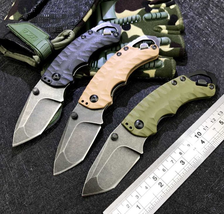 

Kershaw 8750 Pocket Folding Knife 8Cr13MOV stone washed Tactical Fishing Knifes Hunting Survival Gift Knives Outdoor EDC Tools