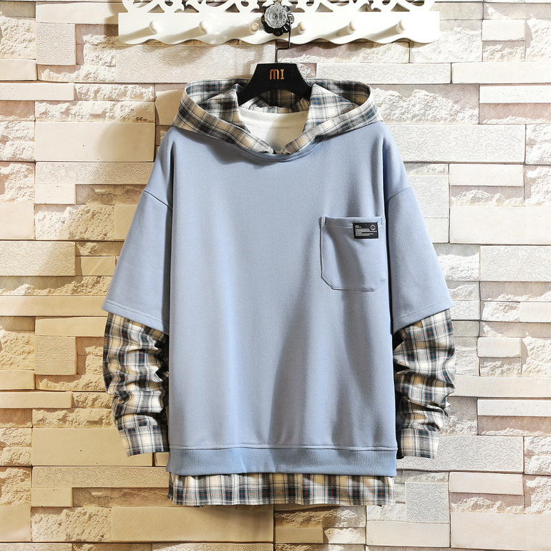 

2021 New Autumn Spring High-quality Fashion of Hip Hop Punk Men Streetwear Long Sweater Hoodies Sweatpants Pants RQGL, Ds642 b