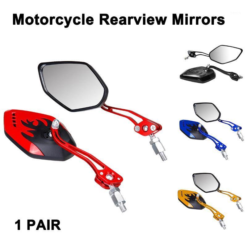 

2PCS/Set Rotation Motorcycle Motorbike Scooter Universal Motorcycle Rearview Mirrors Motorbike Side Mirrors 8 / 10mm1