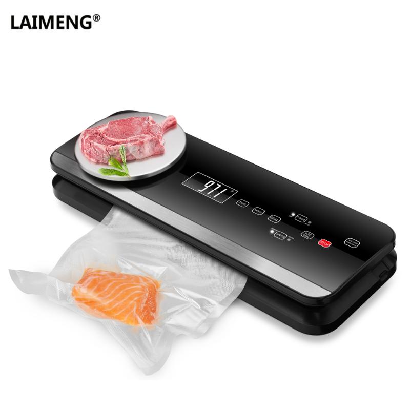 

LAIMENG Automatic Vacuum Sealer Machine With Grade Vacuum Bags Packaging Packs For Packer Package For Kitchen S197