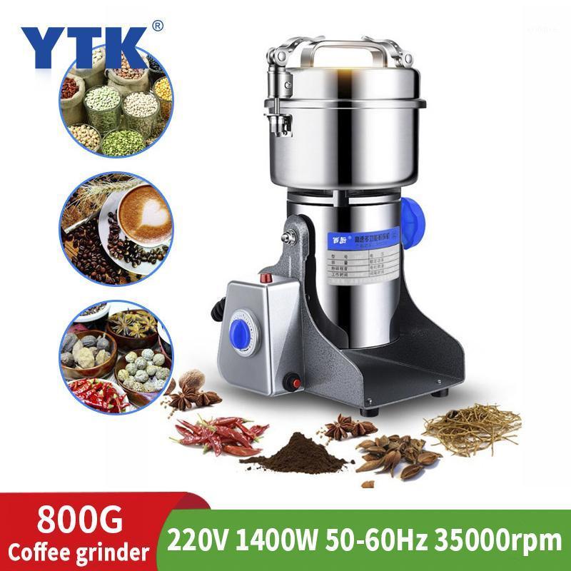 

220V 800G 1400W Electric Coffee Grinder Kitchen Salt Pepper Grinder Powerful Bean Spice Nut Seed Coffee Bean Nut1