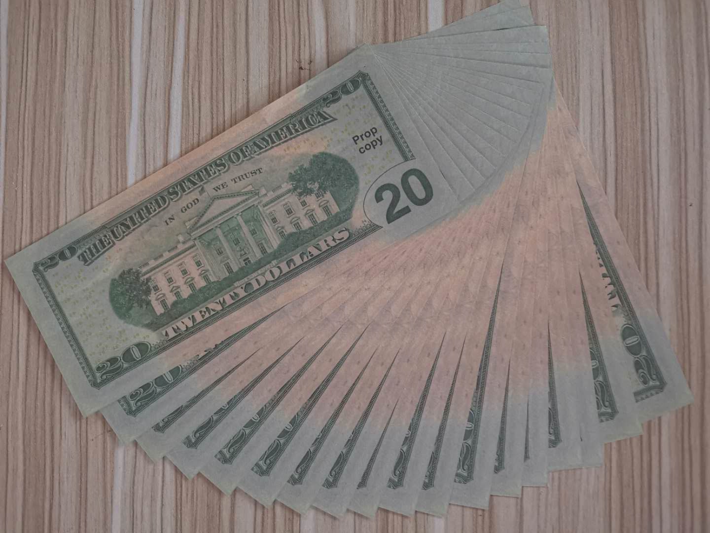 

Most Realistic Educational Prop Money Set Full Print 2 Sided Prop Bills of 20 50 100 Dollar for Monopoly Photo Pranks