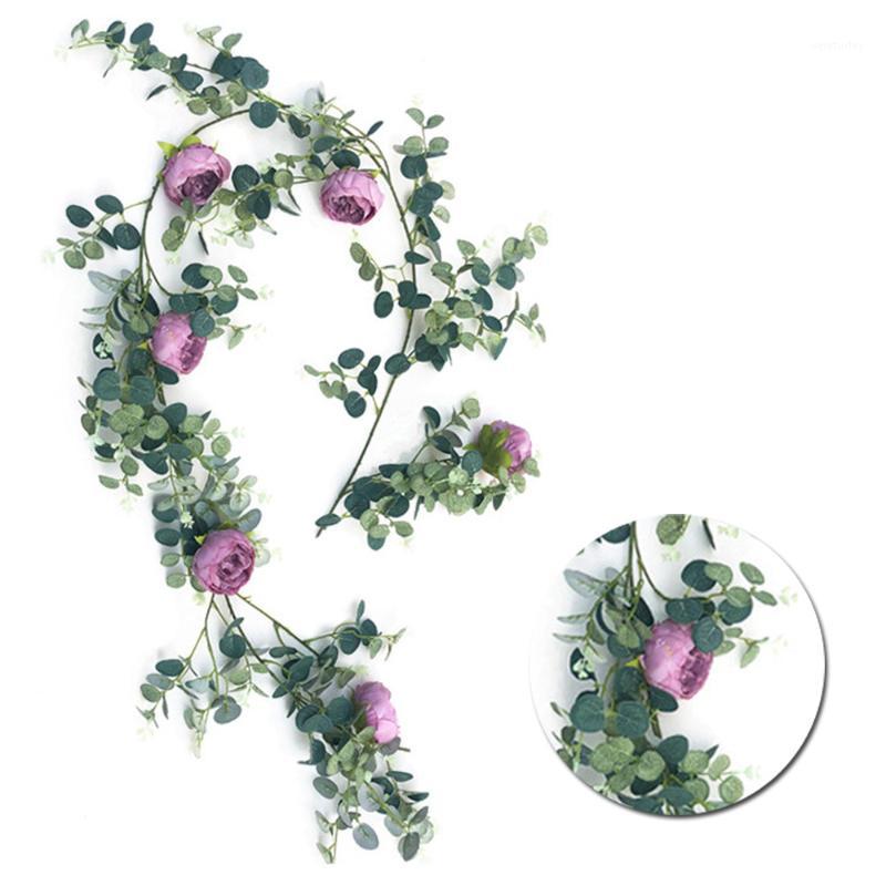 

Artificial Hanging Ivy Leaf Garland Plant Vine Fake Foliage Flowers Home Decor1, Without flower