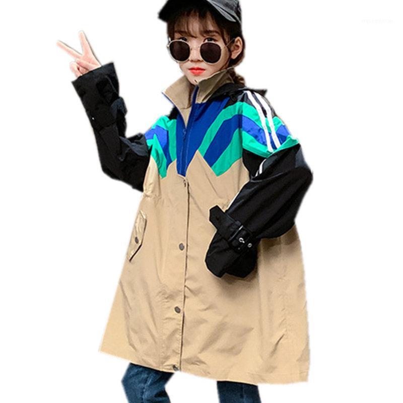 

Trench Coats For Girls Teenage Windbreaker Autumn Long Hooded Coats Children Clothing Fashion Kids Clothes Outfits 8 10 14 Years1, Multi