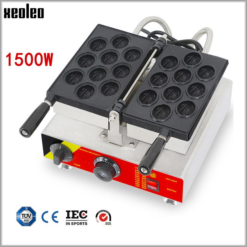 

XEOLEO Walnut Waffle maker Cone baking machine sandwich maker Breakfast Machine Non-stick Electric Griddle Kitchen baking tools
