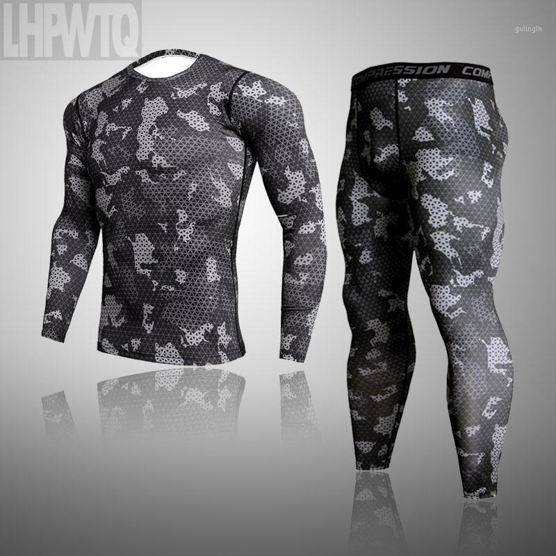 

New Running sets Work Out Compression suit Rashguard T Shirt Men Sport Exercise Fitness Tights Compression Cross1