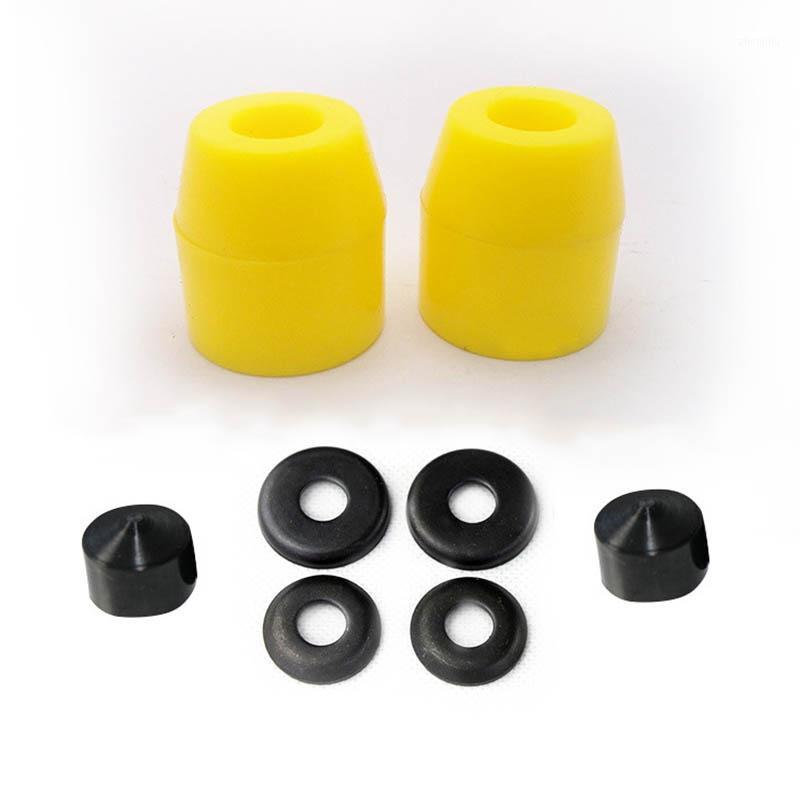 

Polyurethane Skateboard Absorbers Sports Rebuild Kit Bushings Washers1, Black