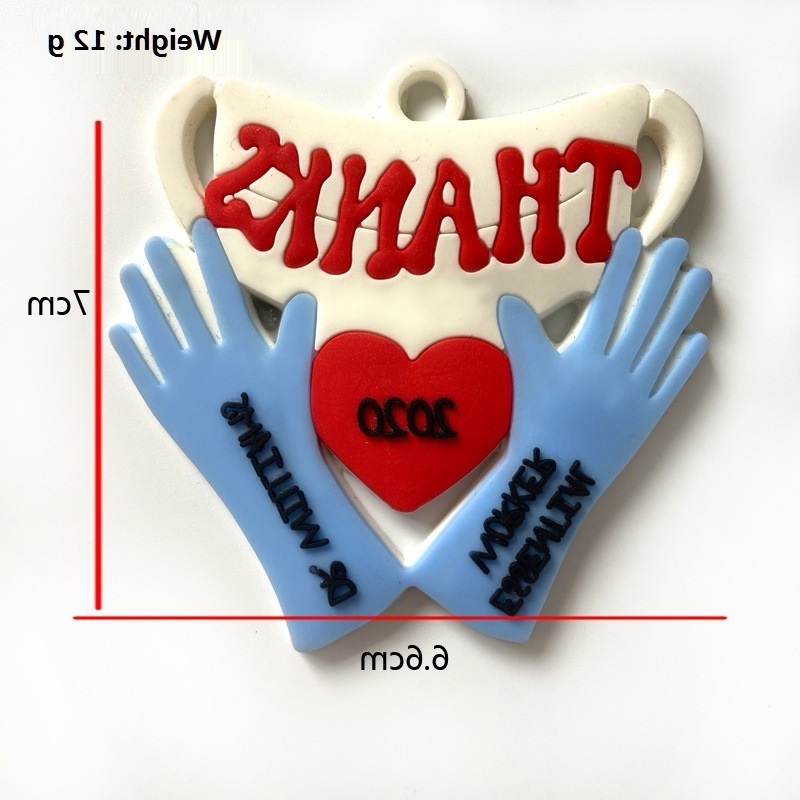 

New Christmas Quarantine Ornaments a Family Christmas Tree Pendant Pvc Mask Snowman Pendant Diy Name Message Decoration Wholesale