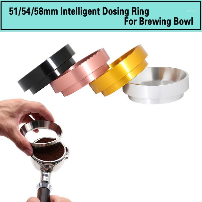 

Aluminum IDR Intelligent Dosing Ring For Brewing Bowl Coffee Espresso Barista Tool For 58 51 54MM Profilter Coffee Tamper1