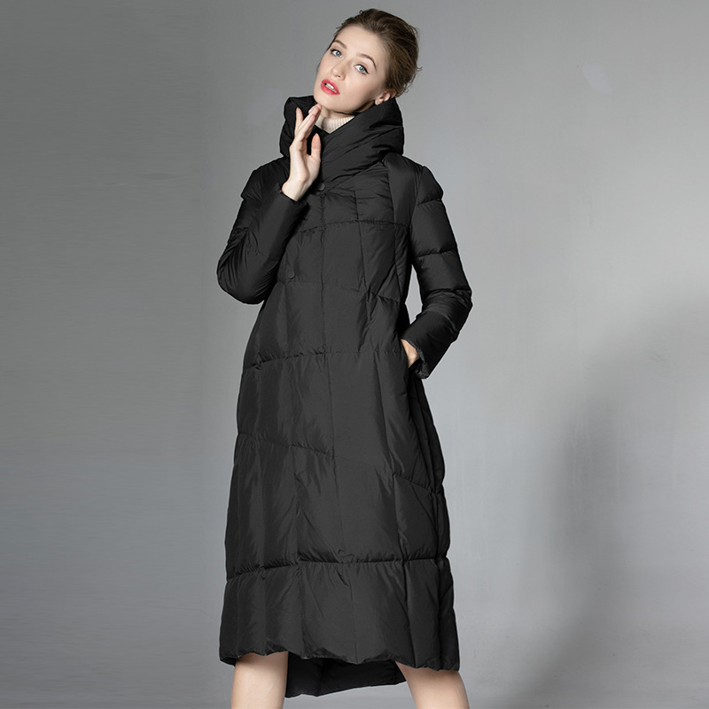 

Novelty, Jacket 2020, Winter Coat, Long, 90%, White Duck Down, Coats, Hot Parka, Women's Jackets, Bzuj, Black one