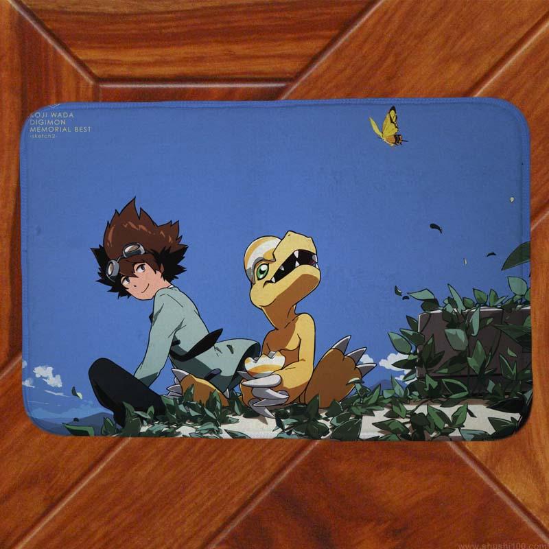 

DIGIMON ADVENTURE Floor Mat Carpet Decor Bedroom Doormat Anime Manga 001