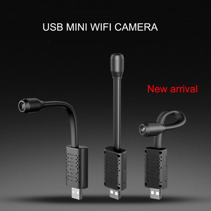 

Smart Mini Wifi USB Nanny Camera AI Human Detection IP/AP Camera Cloud Storage Real Time Monitoring Max128G 7x24h U21