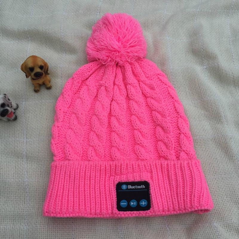 

2020 new women's trend winter imitation cashmere hat Bluetooth music warm autumn winter knitted hat