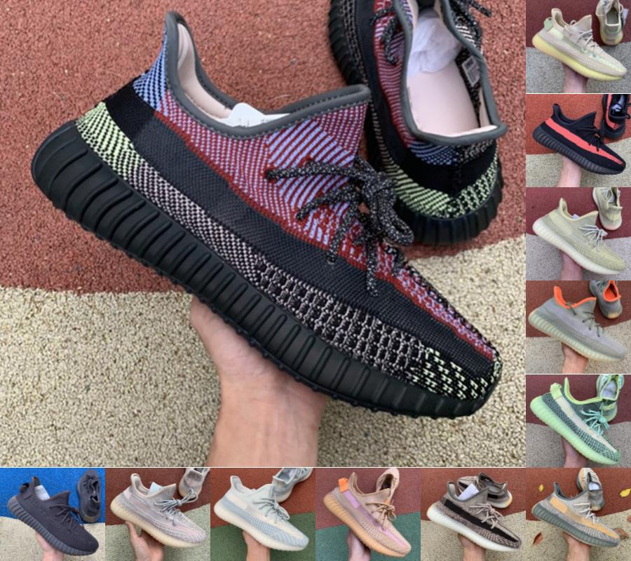 

NEW Kanye Running Shoes Israfil Cinder Desert Sage Earth Tail Light Zebra Women Men V2 Yecheil Black Synth Antlia Beluga 2.0 Butter Sneakers