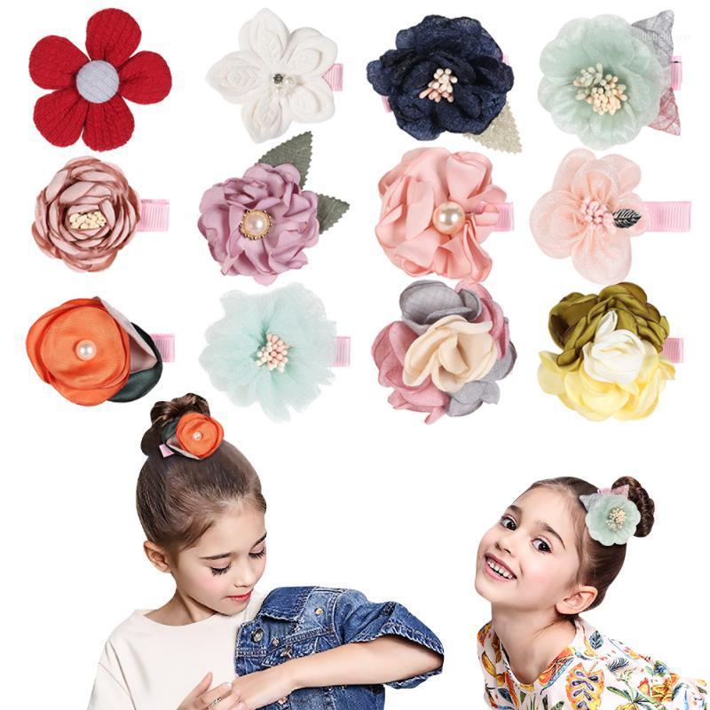 

Children hair clip set Cute Hair Accessories Girl headwear Flower Hairpins band cartoon Elastic Headdress Children Gift1