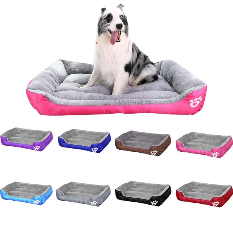 

2XL Lovely Pet Cat Dog Bed 8 Colors Practical Warm Cozy Puppy House Soft Breathable Nest Waterproof Hot Sales Sleeping Cushion, Brown