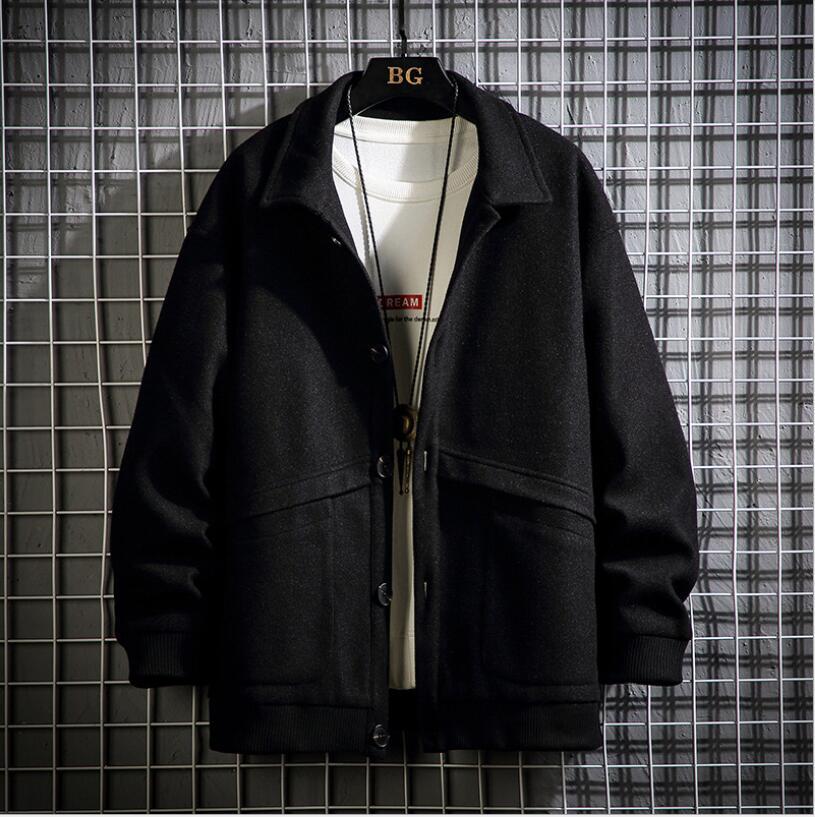 

2021 New Spring Autumn Coats Mens Sportswear Jackets Male Clothes 57X9, Black